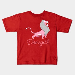 Demigirl Lion Kids T-Shirt